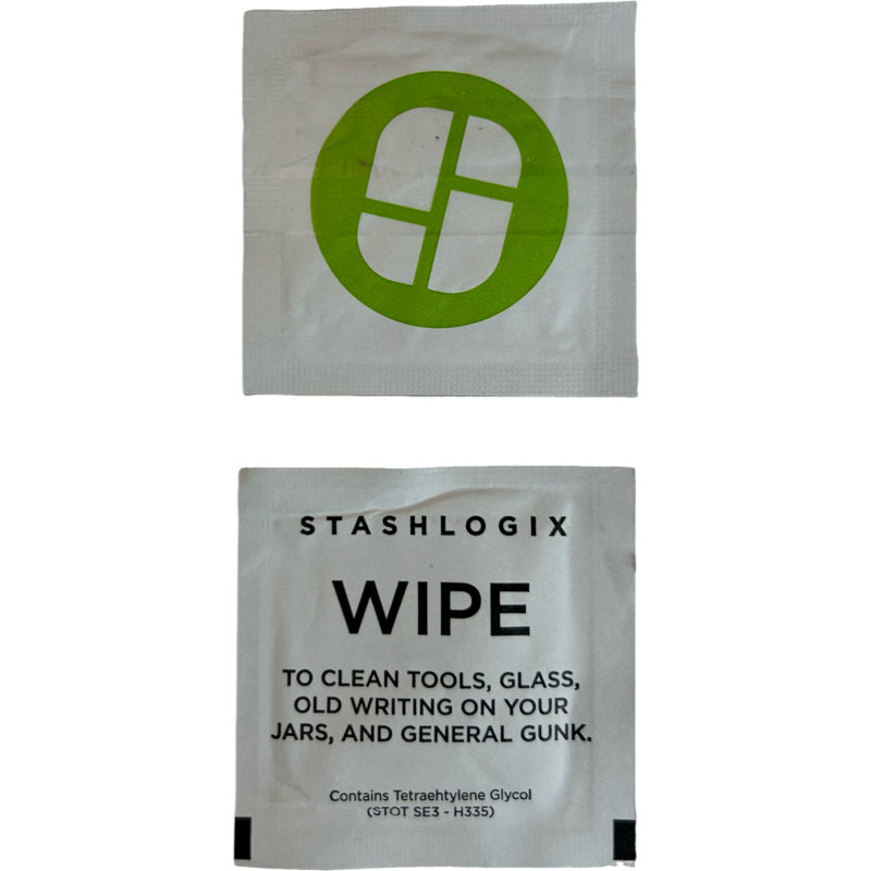 Jar Re-Labeling Wipes (10 pack)