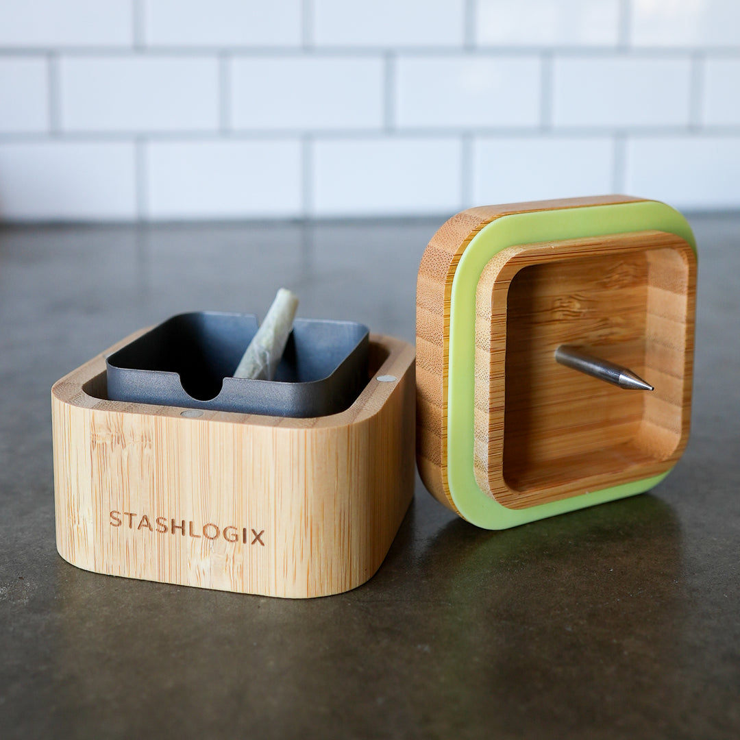 Florence: Stylish, Functional, & Odor-Resistant Bamboo Ashtray