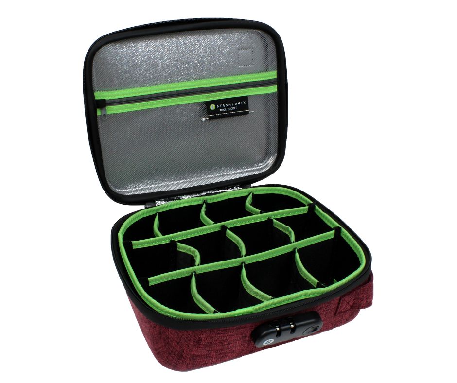XLARGE×STASH TOWER BOX PLUS Silverton Case (Hard-Shell): Secure, Odor-Proof Storage for Your