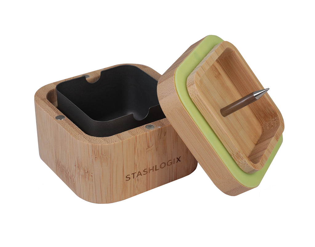 Florence: Stylish, Functional, & Odor-Resistant Bamboo Ashtray